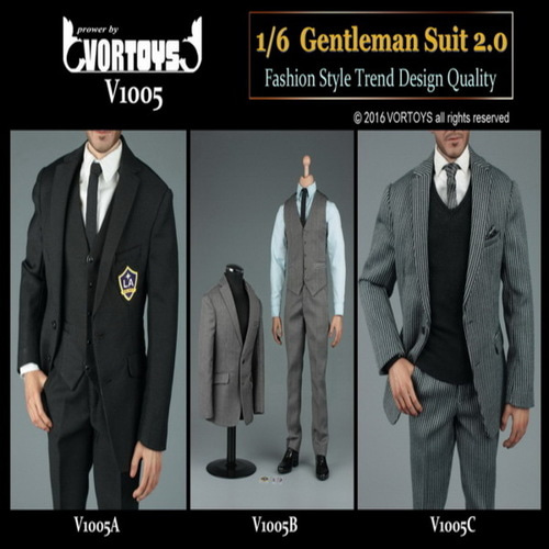 VORTOYS V1005 1/6 Gentleman Suit 2.0 Clothing Set