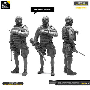 1:35 US Special Forces Team Sniper in Tropical Uniform Resin Scale Figure LOO-17